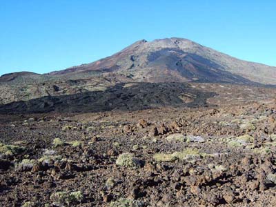 Der Teide aus Westen - der Gipfel ist von hier aus verdeckt
